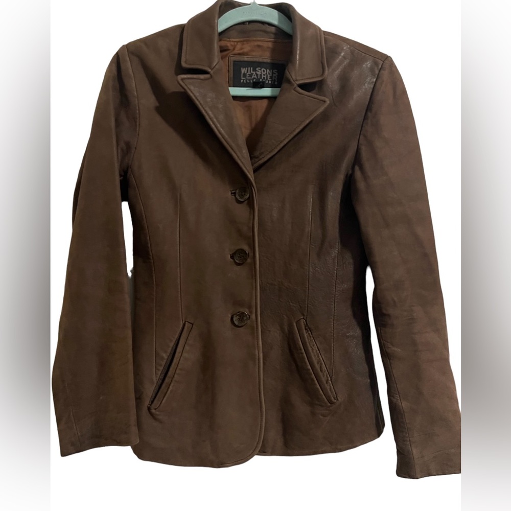 WILSONS LEATHER - Blazer Jacket Coat Sz XS